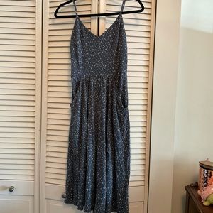 Loft midi dress with pockets